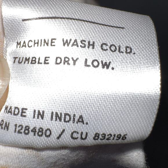 Pact Women's Fit & Flare Midi Dress Large Cream Orange Floral Organic Cotton NWT - Picture 13 of 15